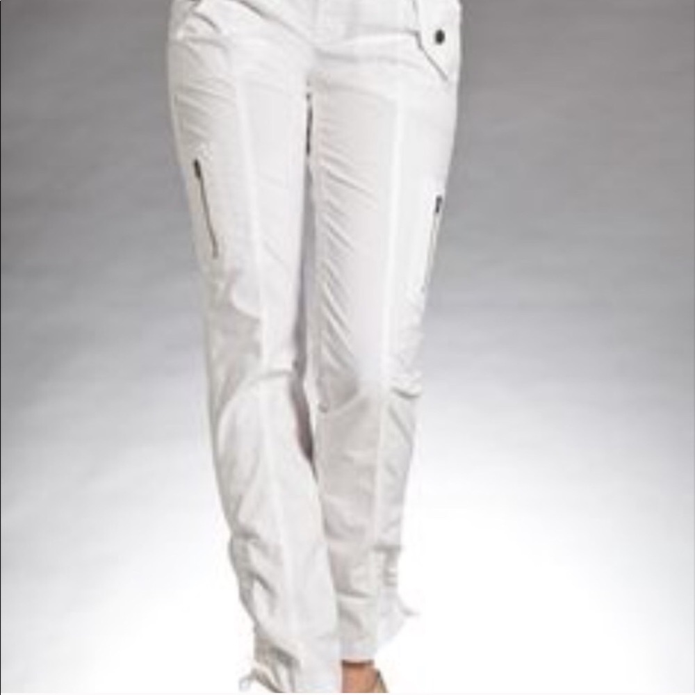 Boston Proper So Easy Cargo Pant White
